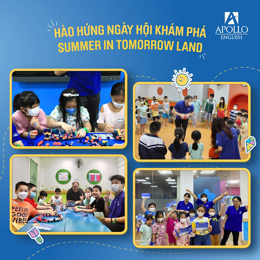 Hào hứng ngày hội khám phá Summer in tomorrow land - Apollo English